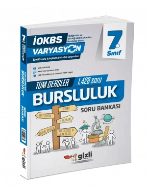GİZLİ YAYINLARI 7. Sınıf VARYASYON Tüm Dersler Bursluluk Sınavı Soru Bankası