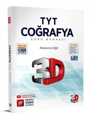 3D YAYINLARI TYT 3D Coğrafya Soru Bankası