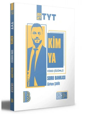 Benim Hocam Yayınları 2027 TYT Kimya Video Çözümlü Soru Bankası