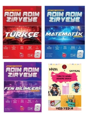 NEWTON YAYINLARI 8. Sınıf Türkçe - Matematik - Fen Bilimleri Fasikül Adım Adım Etkinlikli Konu Anlatımlı Soru Bankaları