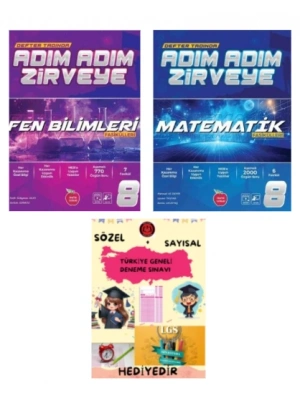 NEWTON YAYINLARI 8. Sınıf MATEMATİK - FEN BİLİMLERİ Fasikül Adım Adım Etkinlikli Konu Anlatımlı Soru Bankaları