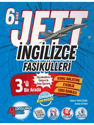 ÜNLÜLER KARMASI 6.Sınıf Jett İngilizce Fasiküller Maarif Modeli