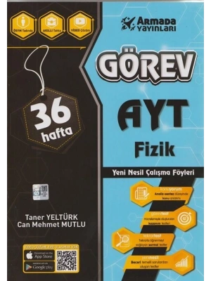 Nitelik Yayınları Armada Görev Yks Ayt Fizik Soru Föyleri (36 Hafta)