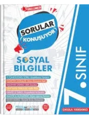 PRUVA AKADEMİ YAYINCILIK 7.SINIF SOSYAL BİLGİLER SORULAR KONUŞUYOR