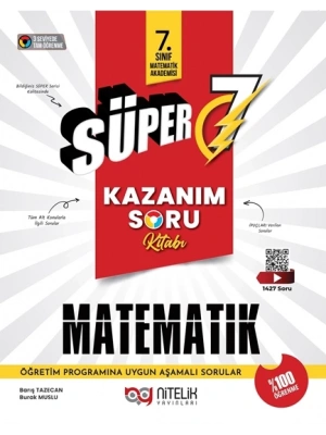 7.SINIF SÜPER 7 MATEMATİK KAZANIM SORU KİTABI