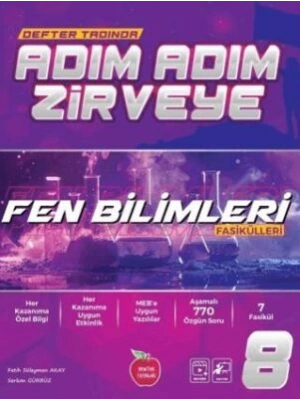 8. Sınıf Fen Bilimleri Fasikül Adım Adım Etkinlikli Konu Anlatımlı Soru Bankaları