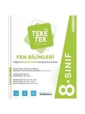 PRUVA AKADEMİ YAYINLARI 8.SINIF FEN BİLİMLERİ TEKE TEK