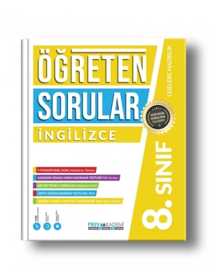 PRUVA AKADEMİ YAYINLARI 8.SINIF İNGİLİZCE ÖĞRETEN SORULAR