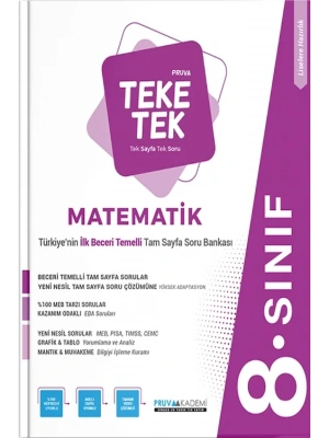 8.SINIF MATEMATİK TEKE TEK