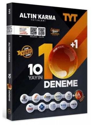 Altın Karma Yayınları 2025 TYT 10+1 Deneme Seti YENİ