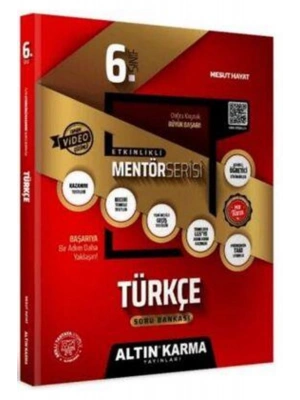Altın Karma Yayınları 6.Sınıf Türkçe Etkinlikli Kazanım Soru Bankası