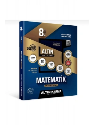Altın Karma Yayınları 8.Sınıf Matematik Mentör Etkinlikli Soru Bankası