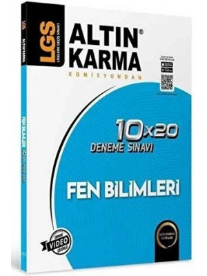 Altın Karma Yayınları LGS 8. Sınıf Fen Bilimleri 10x20 Branş Deneme