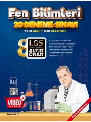 ALTIN ORAN 8.SINIF FEN BİLİMLERİ 20 DENEME SINAVI
