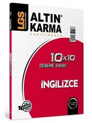 Altın Karma Yayınları LGS 8. Sınıf İngilizce 10x10 Branş Deneme
