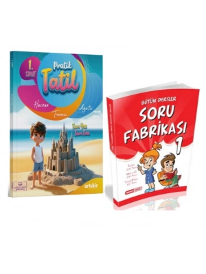 ARTIBİR YAYINLARI 1. Sınıf Pratik Yaz Tatili + Bütün Dersler Soru Fabrikası (2 Kitap)