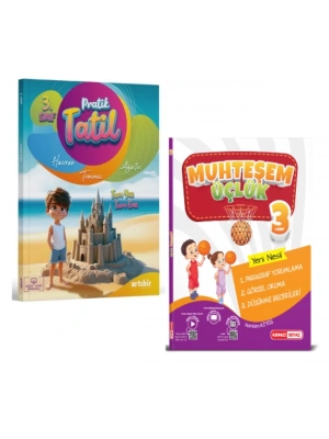 ARTIBİR YAYINLARI 3. Sınıf Pratik Yaz Tatili + Muhteşem Üçlük Paragraf Soru Bankası (2 Kitap)