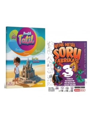ARTIBİR YAYINLARI 3. Sınıf Pratik Yaz Tatili + Yeni Nesil Soru Fabrikası (2 Kitap)
