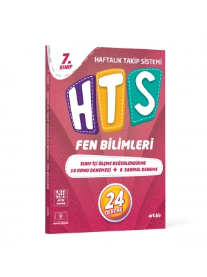 ARTIBİR YAYINLARI 7.SINIF HTS FEN BİLİMLERİ HAFTALIK TAKİP SİSTEMİ 24 DENEME