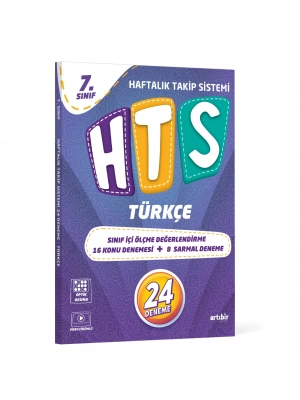 ARTIBİR YAYINLARI 7.SINIF HTS TÜRKÇE HAFTALIK TAKİP SİSTEMİ 24 DENEME