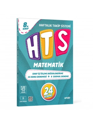 ARTIBİR YAYINLARI 8.SINIF HTS MATEMATİK HAFTALIK TAKİP SİSTEMİ 24 DENEME