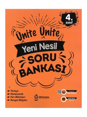 Atlıkarınca 4. Sınıf Tüm Dersler Ünite Ünite Yeni Nesil Soru Bankası