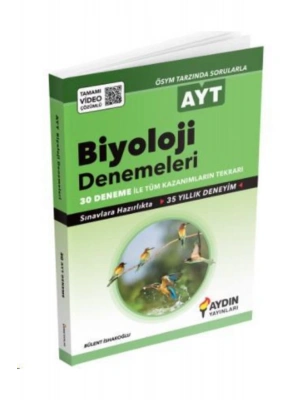 AYDIN YAYINLARI AYT Biyoloji 30 Deneme
