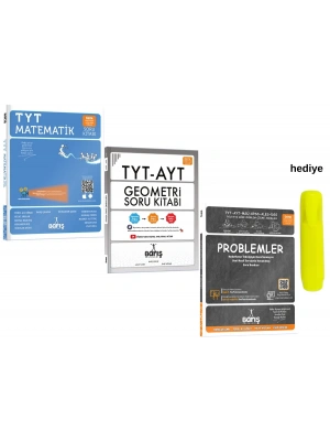 Barış Yayınları TYT Matematik Geometri Problem Soru Kitabı 3 Kitap Set