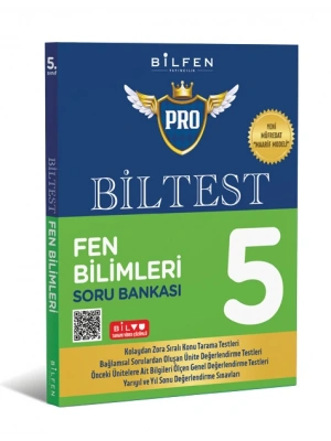 BİLFEN YAYINCILIK 5.SINIF BİLTEST PRO FEN BİLİMLERİ SORU BANKASI (YENİ MÜFREDAT)