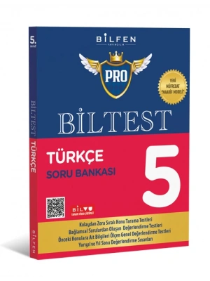 BİLFEN YAYINCILIK 5.SINIF BİLTEST PRO TÜRKÇE SORU BANKASI (YENİ MÜFREDAT)