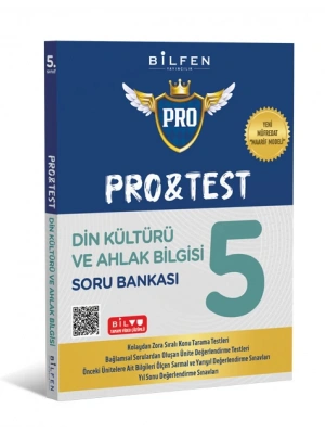 BİLFEN YAYINCILIK 5.SINIF DİN KÜLTÜRÜ VE AHLAK BİLGİSİ PRO TEST SORU BANKASI (YENİ MÜFREDAT)