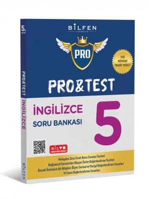BİLFEN YAYINCILIK 5.SINIF İNGİLİZCE PRO TEST SORU BANKASI (YENİ MÜFREDAT)