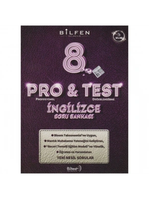 Bilfen Yayıncılık 8. Sınıf İngilizce ProTest Soru Bankası
