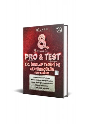 Bilfen Yayınları 8. Sınıf Lgs Pro & Test T.C İnkılap Tarihi Soru Bankası