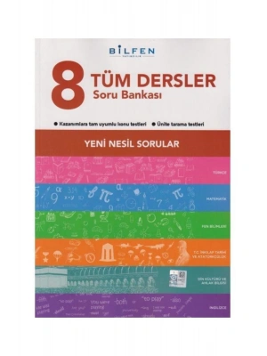 BİLFEN YAYINCILIK 8. Sınıf Tüm Dersler Soru Bankası