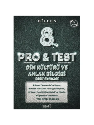 Bilfen Yayınları 8.Sınıf Din Kültürü Pro Test Soru Bankası
