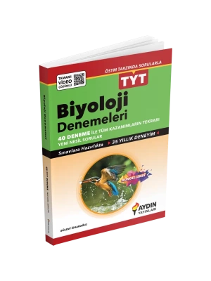 AYDIN YAYINLARI TYT Biyoloji 40 Deneme