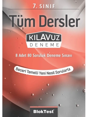 BLOKTEST YAYINLARI 7. Sınıf Tüm Dersler Kılavuz Deneme