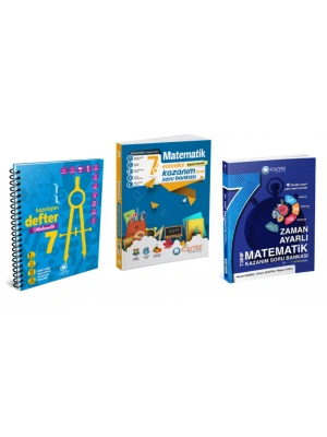 Çanta Yayıncılık 7. Sınıf Matematik Hazırlayan Defter - Etkinlik Kazanım Soru Bankası ve Zaman Ayarlı Kazanım Soru Bankası (3 Kitap)