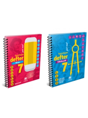 Çanta Yayıncılık 7. Sınıf – Türkçe - Matematik Hazırlayan Defter (2 Kitap)