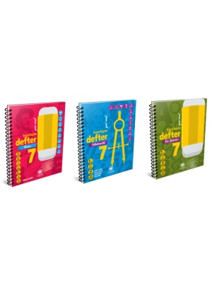 Çanta Yayıncılık 7. Sınıf – Türkçe - Matematik ve Fen Bilimleri Hazırlayan Defter (3 Kitap)