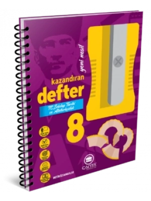 Çanta Yayıncılık 8. Sınıf – T.C İnkılap Tarihi ve Atatürkçülük Kazandıran Defter