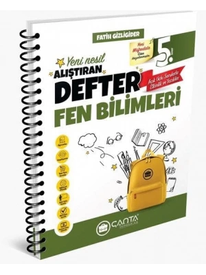Çanta Yayınları 5.Sınıf Fen Bilimleri Okula Yardımcı Alıştıran Defter