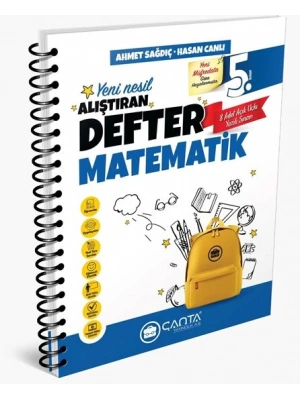 Çanta Yayınları 5.Sınıf Matematik Okula Yardımcı Alıştıran Defter