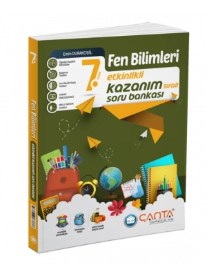 Çanta Yayınları 7.Sınıf Fen Bilimleri Etkinlikli Kazanım Sıralı Soru Bankası