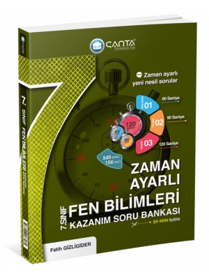 Çanta Yayınları 7.Sınıf Fen Bilimleri Zaman Ayarlı Kazanım Soru Bankası