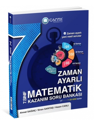Çanta Yayınları 7.Sınıf Matematik Zaman Ayarlı Kazanım Soru Bankası