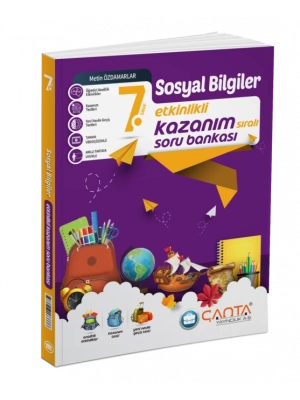 Çanta Yayınları 7.Sınıf Sosyal Bilgiler Etkinlikli Kazanım Sıralı Soru Bankası