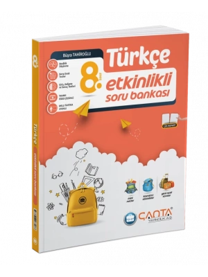 ÇANTA YAYINLARI 8. SINIF Türkçe Etkinlikli Kazanım Sıralı Soru Bankası