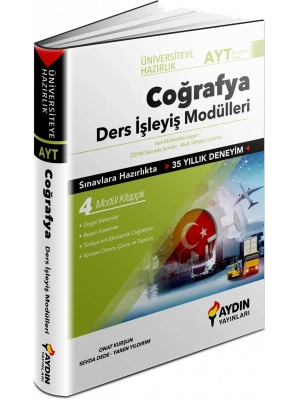 AYDIN YAYINLARI Üniversiteye Hazırlık AYT Coğrafya Ders İşleyiş Modülleri
